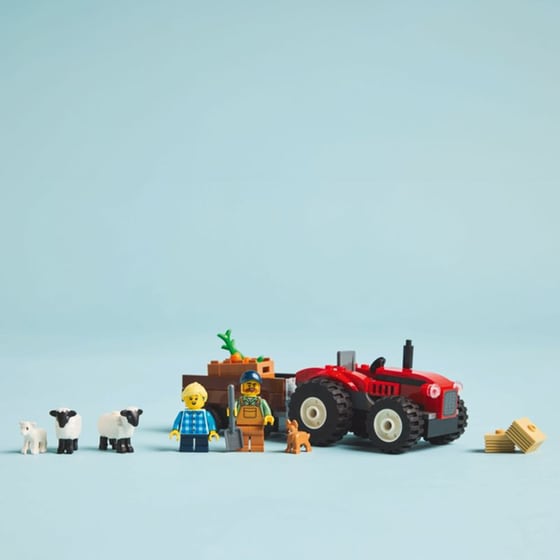 LEGO® City Red Farm Tractor with Trailer & Sheep (60461) image 10