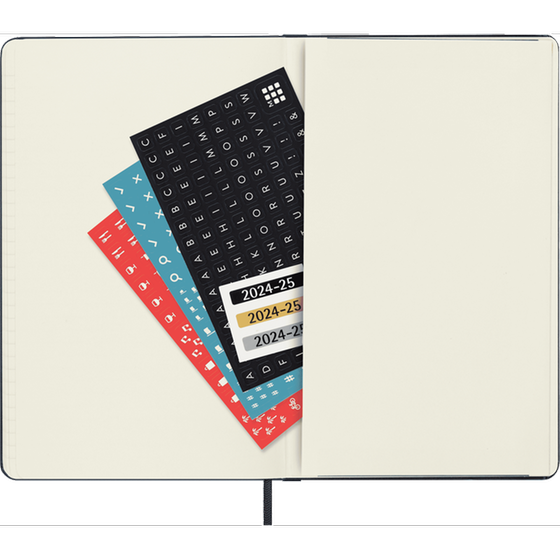 Ακαδημαϊκό Ημερολόγιο Εβδομαδιαίο Moleskine 2024-25 18Μ Large Sap. Blue Hard image 3