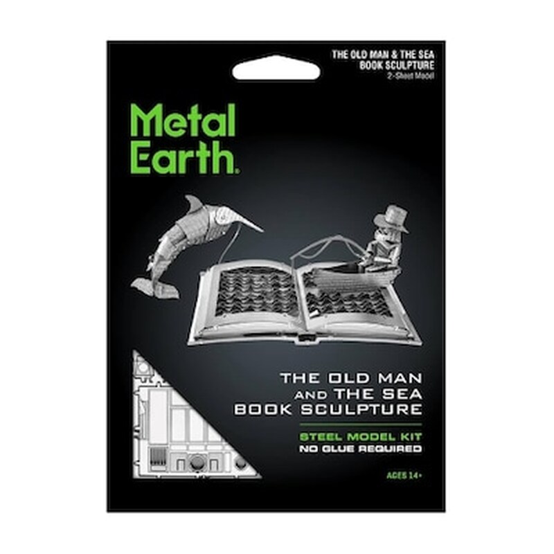 The Old Man And The Sea Book Sculpture Metal Earth Puzzle