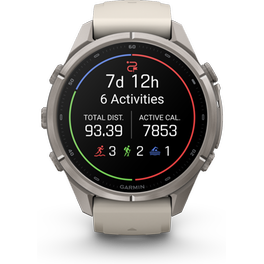 Smartwatch Garmin Fenix 9 Pro 43mm - Titanium with Fog Gray and Dark Sandstone