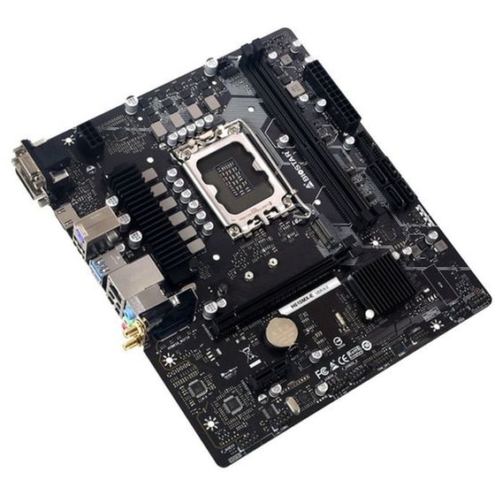 Biostar H610MX-E Intel H610 Micro ATX με Socket Intel 1700 image 2