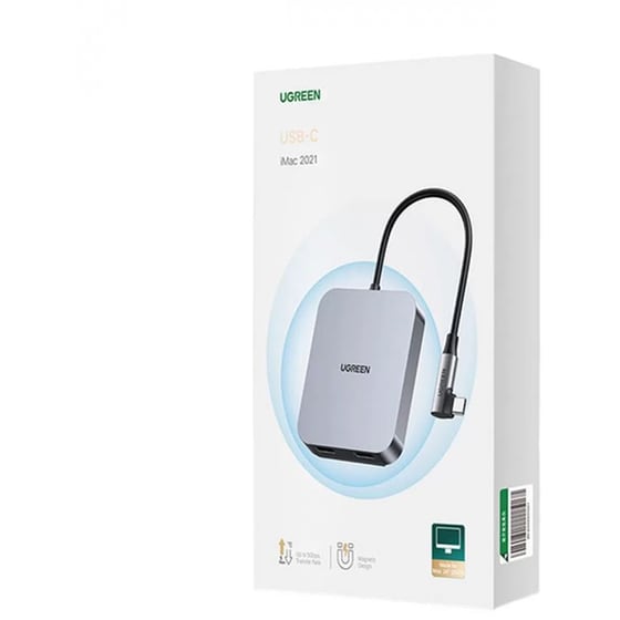 Ugreen USB HUB Adapter 5 σε 1 συμβατό με USB-C (60377) image 1