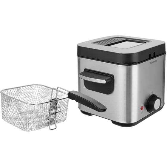 Φριτέζα Λαδιού SENCOR SFR 6200SS με Αποσπώμενο Κάδο 900 W 1.5 L Inox image 7