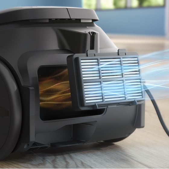 PHILIPS XD1111/10 750 W με Σακούλα 3 L Κόκκινο Ηλεκτρική Σκούπα image 6