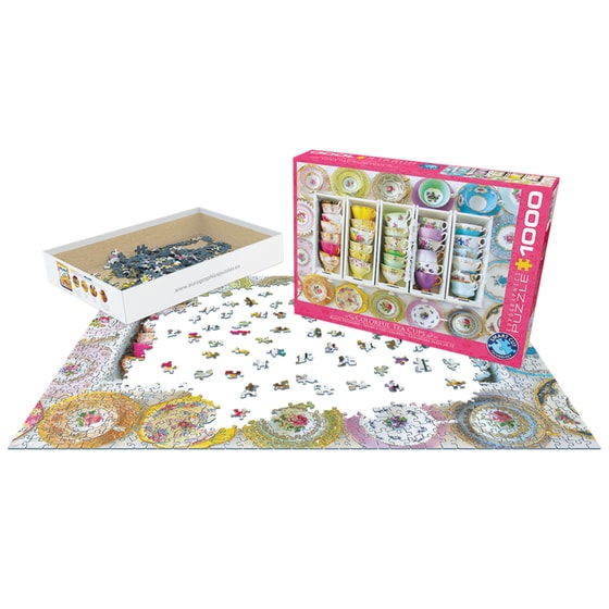 Παζλ Eurographics Colorful Tea Cups (1000 Κομμάτια) image 1
