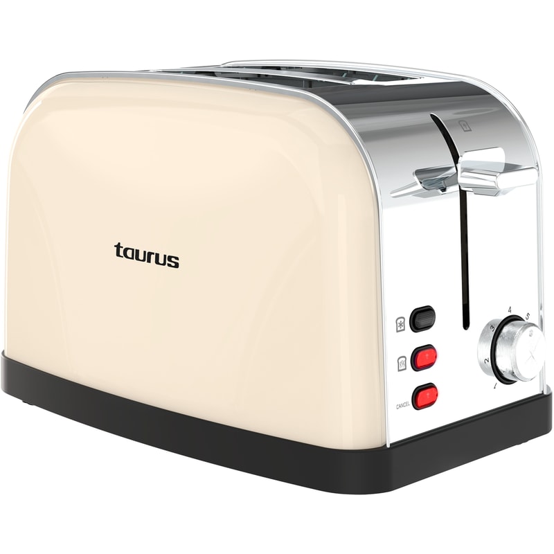 TAURUS VINTAGE II 2 Θέσεων 950W Μπεζ Φρυγανιέρα