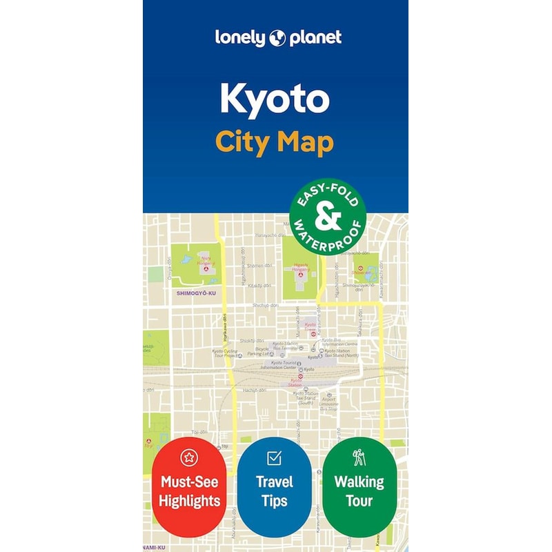 Lonely Planet Kyoto City Map