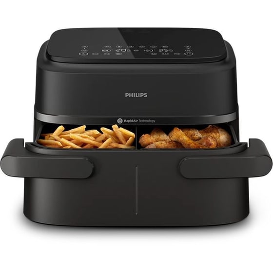 PHILIPS NA150/00 με Αποσπώμενο Κάδο 2450 W 7 L Μαύρο Φριτέζα Αέρος image 1