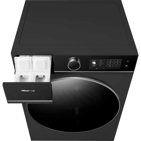 HISENSE WD5I1045BBQ 10.5kg/6kg Μαύρο Πλυντήριο Στεγνωτήριο image 14