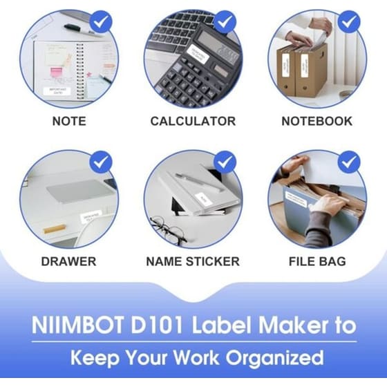 NIIMBOT Thermal D101-W White Θερμικός Εκτυπωτής image 6