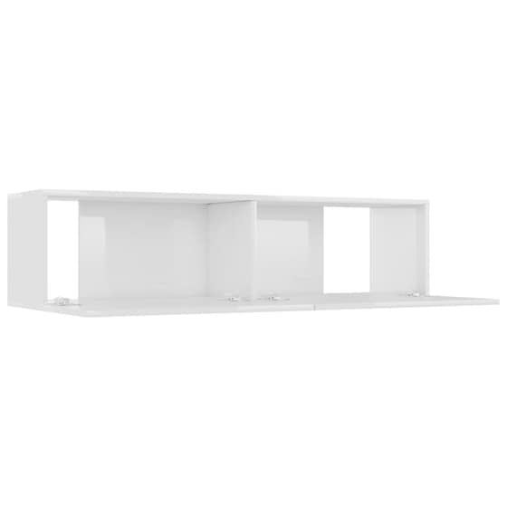 Έπιπλο Τηλεόρασης VidaXL από Μοριοσανίδα 120x30x30cm - Λευκό image 5