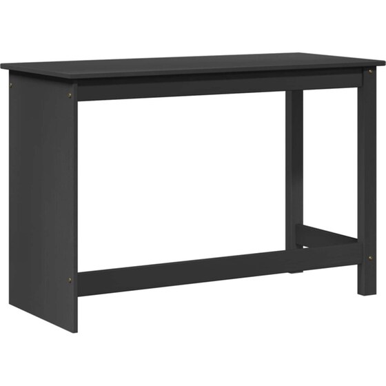 Γραφείο VidaXL από Μασίφ Ξύλο Πεύκου 112x50x75 cm - Γκρι image 3