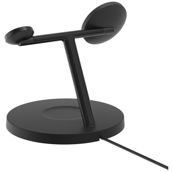 Βάση Φόρτισης Belkin BoostCharge Pro 3-in-1 wireless charging station with Qi2 Multi-Port 15W - Black image 4