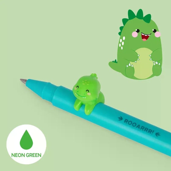Στυλό Gel Legami Lovely Friends Dino 0.5 mm Πράσινο image 2