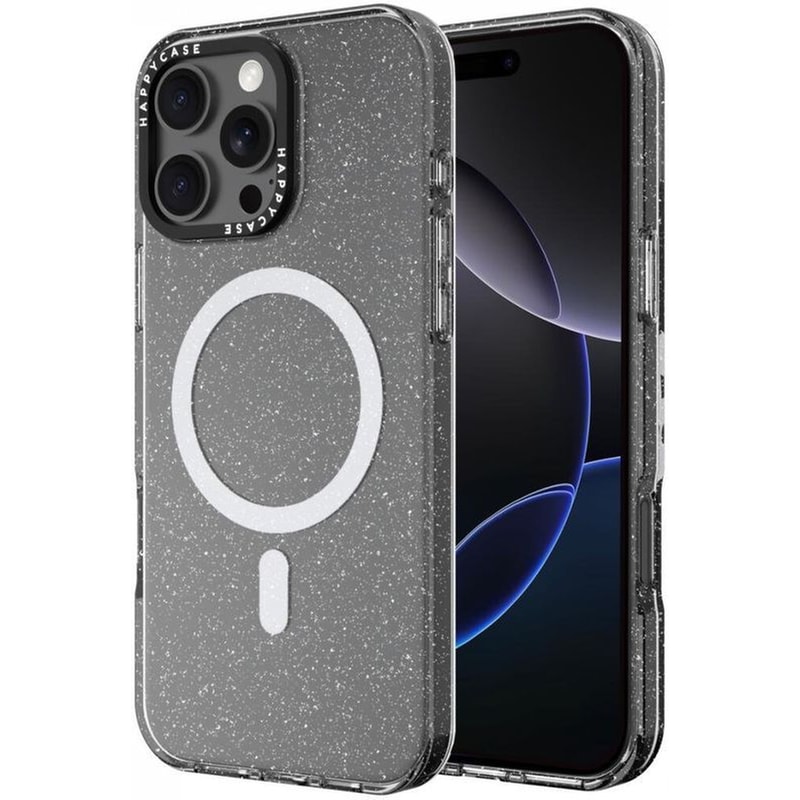 Θήκη Apple iPhone 16 Pro - HappyCase Joy με Magsafe - Sparkle Glitter