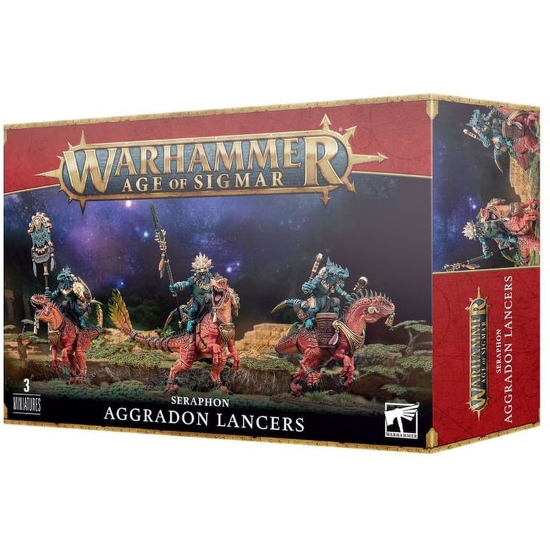 GAMES WORKSHOP Seraphon: Aggradon Lancers Warhammer 40k GAMES WORKSHOP