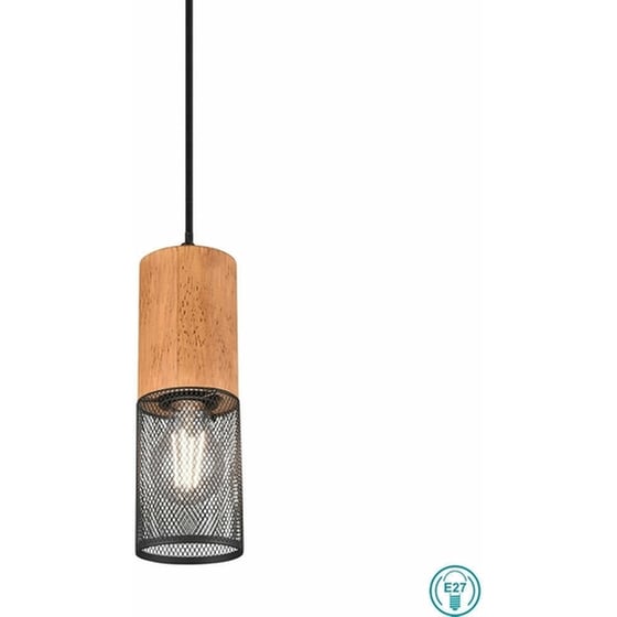 Trio Lighting Tosh Κρεμαστό Φωτιστικό Καφέ με Ντουί E27 10x150εκ. image 1