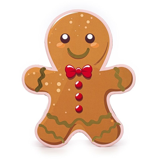 Κουτί Διακοσμητικό Tri-Coastal Gingerbread Man Xmas image 0
