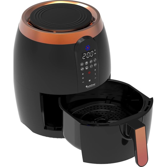 TURBOTRONIC TT-AF10D με Αποσπώμενο Κάδο 1200 W 3.5 L Μαύρο Φριτέζα Αέρος image 2