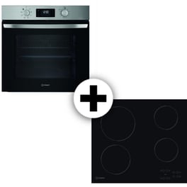 INDESIT IO 255HS X & AAR 160 C 70 Lt Inox Εντοιχιζόμενος Σετ Φούρνος και Εστία
