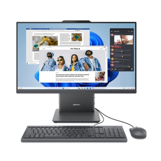 Lenovo All-in-one Aio-24irh9 *touch Fullhd*100hz I3-1315u 16gb Ssd512gb W11 Lunagrey *99%srgb image 0