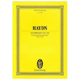 Βιβλίο Για Σύνολα Editions Eulenburg Haydn - Symphony Nr,102 In Bb Major [pocket Score]