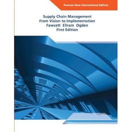 Supply Chain Management: From Vision to Implementation