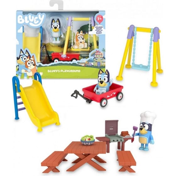 Giochi Preziosi Σετ Παιχνιδιού Bluey's Playground & Family Backyard BBQ - Τυχαία Επιλογή Σχεδίου image 1