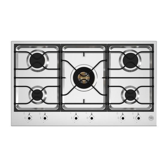BERTAZZONI PM36500X(GN) 89 cm Inox Εστία Φυσικού Αερίου image 1