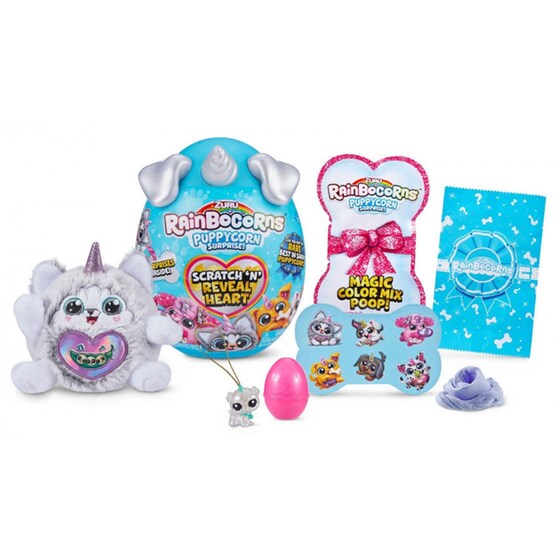 Λούτρινο ZURU Αυγό Rainbocorns Puppycorn Surprise Sparkle Heart Series 3  (36 cm) - Τυχαία Επιλογή Σχεδίου image 3