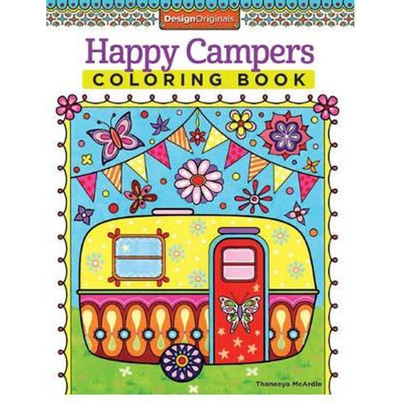 Happy Campers Coloring Book