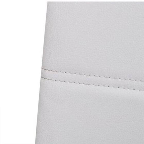 Καρέκλες Τραπεζαρίας Vidaxl «πρόβολος»  Συνθετικό Δέρμα 6 Τμχ - Λευκές image 4