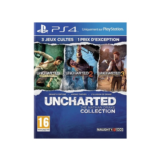 Uncharted The Nathan Drake Collection 3 Games for Sony Playstation 4 Age  16+