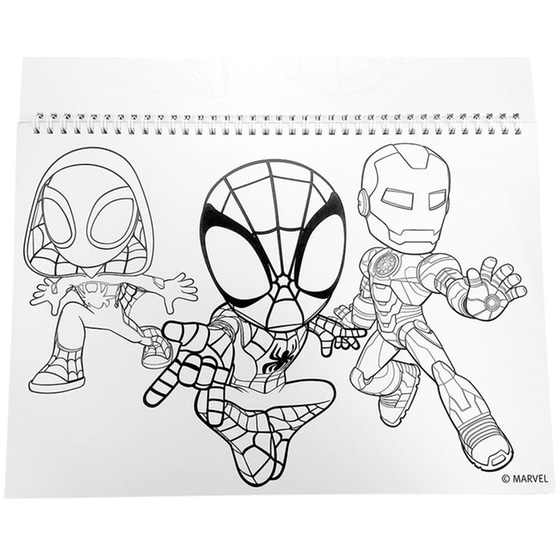 Μπλοκ&nbsp;Ζωγραφικής&nbsp;&&nbsp;Αυτοκόλλητα Gim&nbsp;40Φ. Spidey image 4