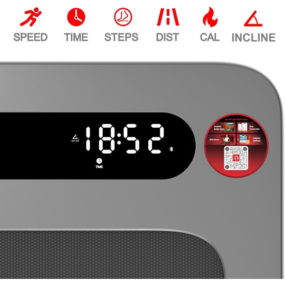 YESOUL W2 PRO BLACK Walking Pad Ηλεκτρικός Διάδρομος Γυμναστικής Μαύρο image 4