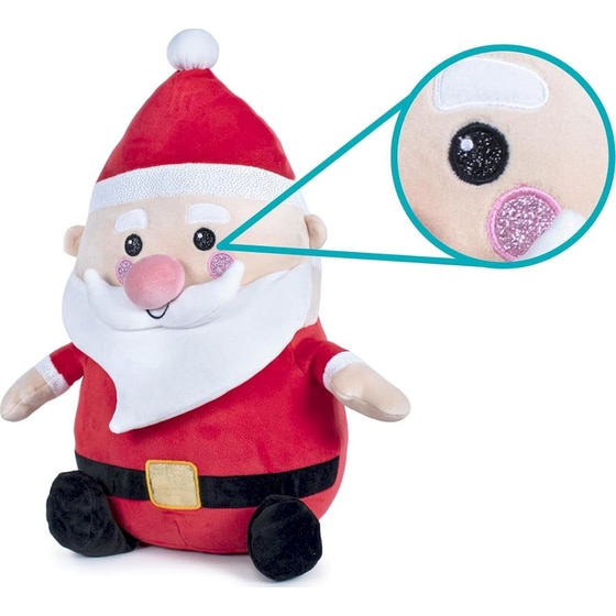 Λούτρινος Άγιος Βασίλης Softies Happy Christmas Santa (45cm) image 1