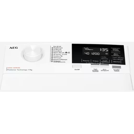 AEG LTR6G371G 7 kg 1.300 Στροφές Λευκό Πλυντήριο Ρούχων image 2