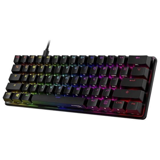 HyperX Alloy Origins 60 Gaming Μηχανικό Ενσύρματο Πληκτρολόγιο 60% με HyperX Red διακόπτες και RGB φωτισμό (US) image 3