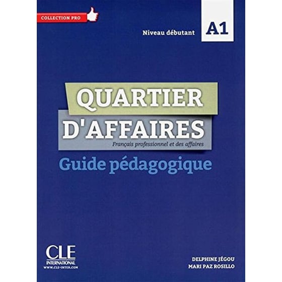 Quartier d'affaires - Niveau A1 - Guide pédagogique image 0