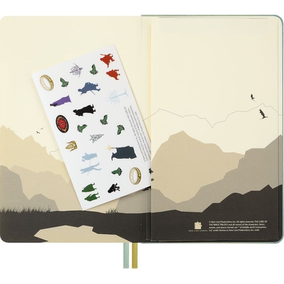 Ημερολόγιο Εβδομαδιαίο 2027 Moleskine x LOTR 18Μ L Hardcover Legolas & Gimli image 7
