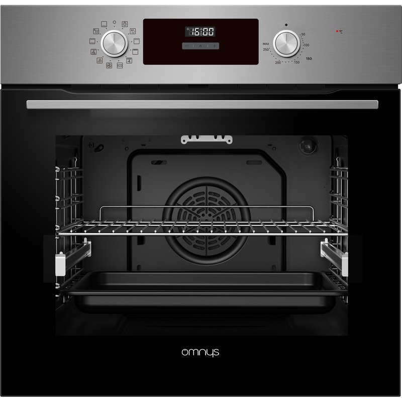 OMNYS OV7011DPIN 70 Lt Inox Εντοιχιζόμενος Φούρνος Άνω Πάγκου