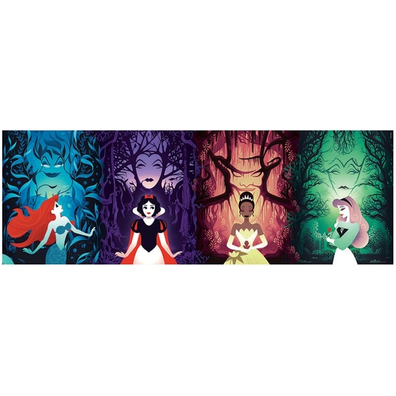 Παζλ Clementoni High Quality Collection: Disney Princesses Panorama (1000 Kομμάτια) image 1