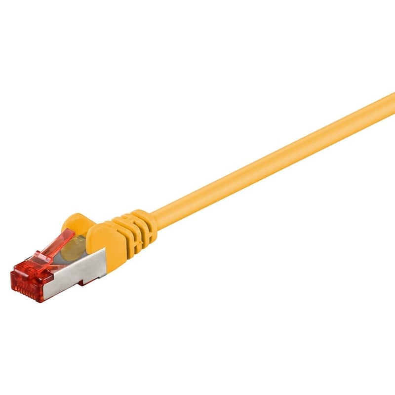 Καλώδιο Goobay S/FTP Cat.6 0.25m Κίτρινο