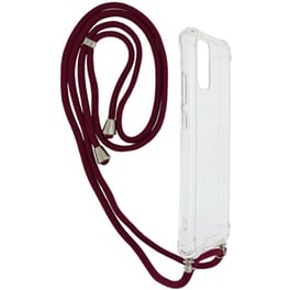 Θήκη Samsung Galaxy A02/Galaxy A02s - Ancus Crossbody με Κορδόνι - Transparent