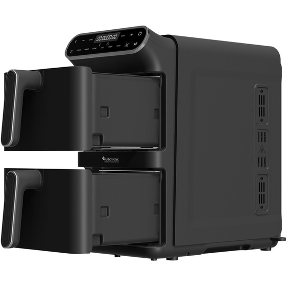 TURBOTRONIC TT-AF500D 2460 W 2 x 5.5 L Μαύρο Φριτέζα Αέρος image 3