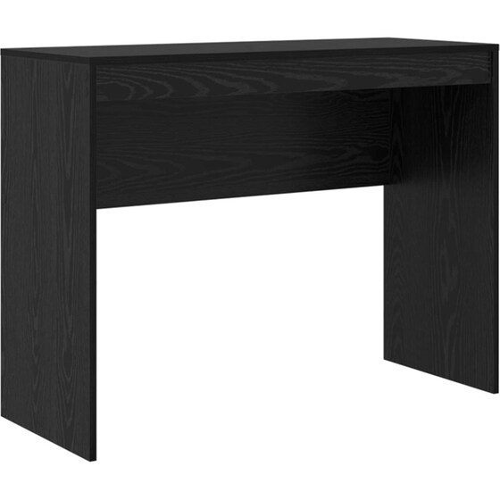 Γραφείο VidaXL 145,5x40x127 cm - Μαύρη Οξιά (2 τεμ.) image 4