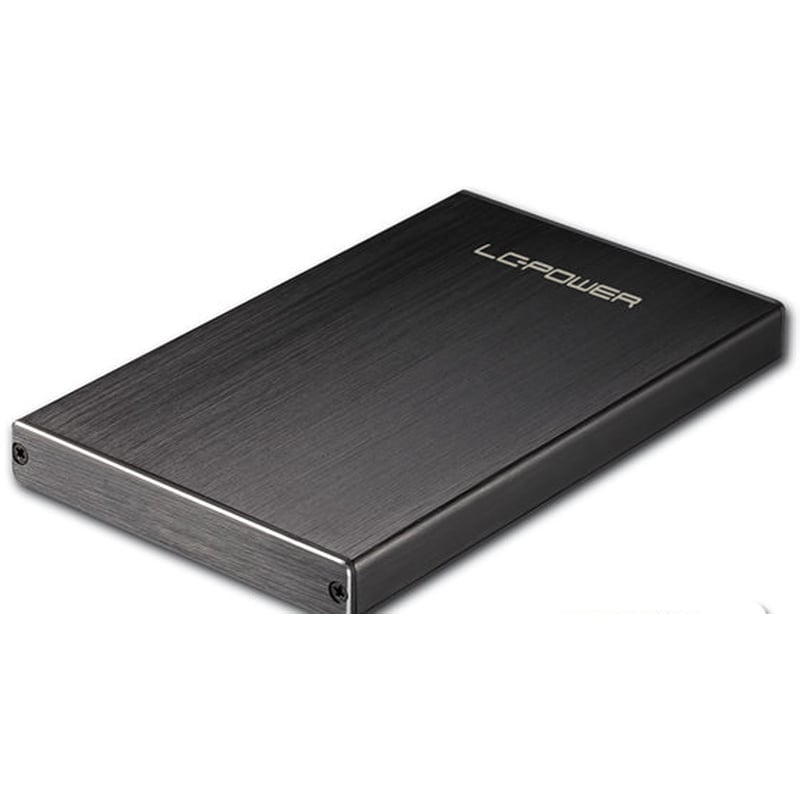 LC-POWER LC-Power 25U3-Becrux-C1 USB Type-C Θήκη για Σκληρό Δίσκο - Μαύρο