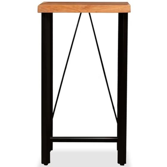 Τραπέζι Μπαρ Vidaxl από Μασίφ Ξύλο Ακακίας 60x60x107 cm image 3