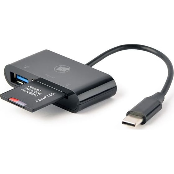 Card Reader Lamtech Type C - Μαύρο image 4
