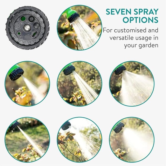 Λάστιχο Ποτίσματος Navaris Flexible Garden Hose Επεκτεινόμενο 15 έως 30m - Πράσινο image 6